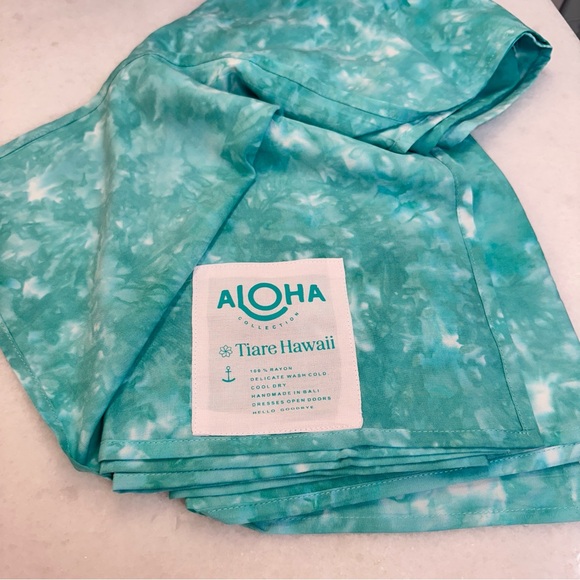 NEW! Aloha Collection Hapa Pareo Cover-up Wrap Cover-up Swim Beach Tie Dye NWT - Picture 3 of 4